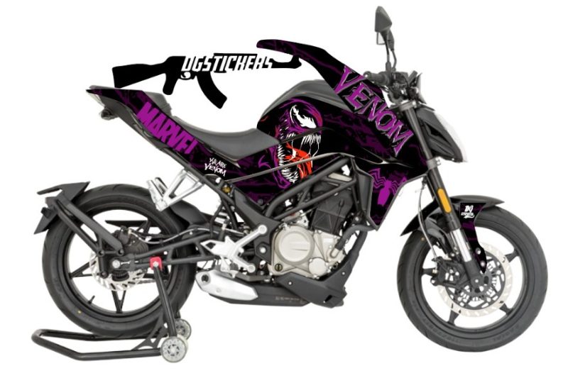 CFMOTO 250NK Venom Mor Full Sticker Set
