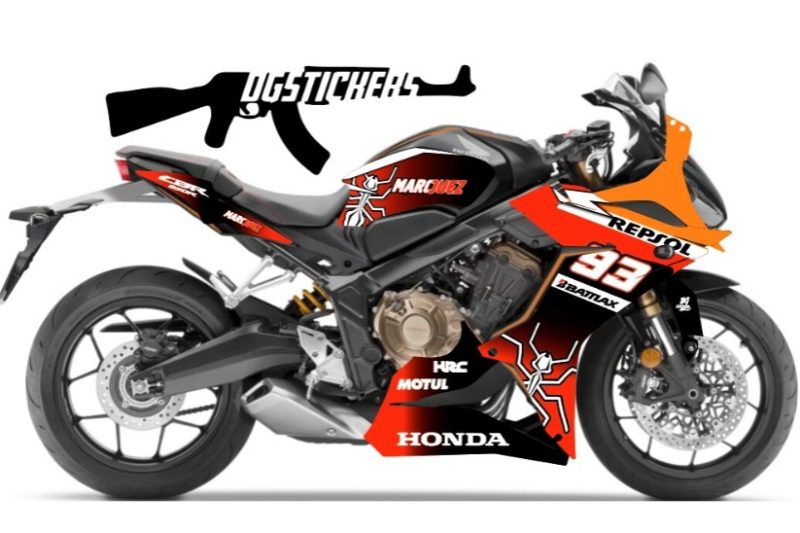 Honda CBR650R Repsol Full Sticker Set