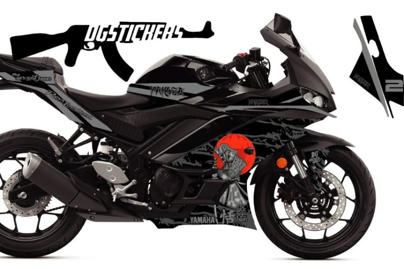 Yamaha R25 Samurai Full Sticker Set