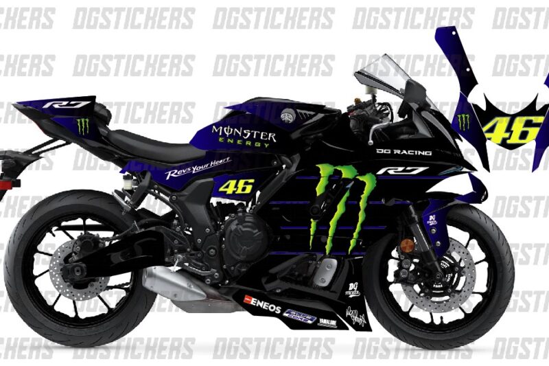 Yamaha R7 Monster Full Sticker Set