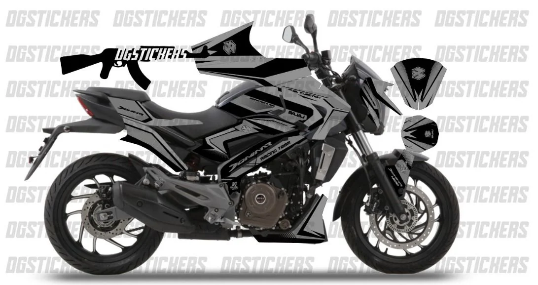 Bajaj Dominar 250 2021-2026 Naked Sport Gri kaplama seti