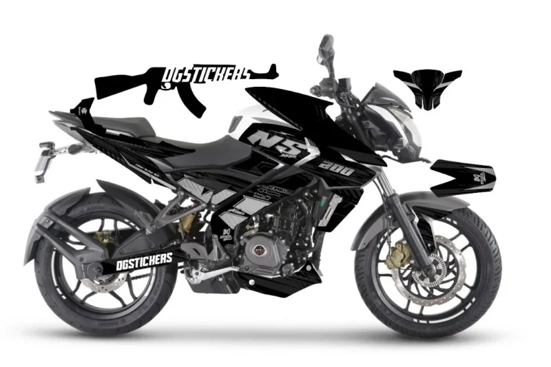 Bajaj Pulsar NS160 2014-2026 Sport Race Gri-Siyah kaplama seti