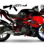 Bajaj Pulsar RS200 2014-2026 Red RoadBull kaplama seti
