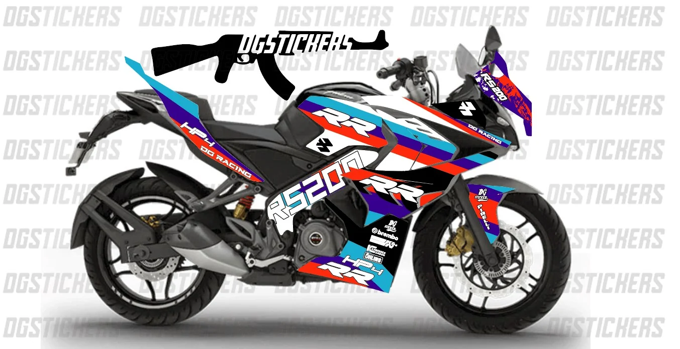 Bajaj Pulsar RS200 2014-2026 RR HP4 kaplama seti