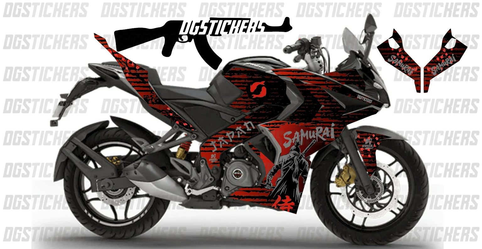 Bajaj Pulsar RS200 2014-2026 Samurai kaplama seti