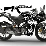 Bajaj Pulsar RS200 2014-2026 White Lion kaplama seti