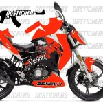 Benelli 125S 2020-2024 Venom Kırmızı kaplama seti