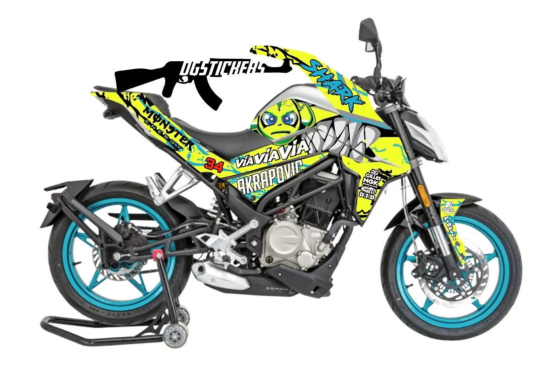 CFMOTO 250NK 2018-2022 Shark Sarı kaplama seti
