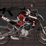 CFMOTO 250NK 2023-2026 Deadpool kaplama seti