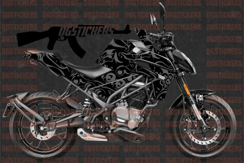 CFMOTO 250NK 2023-2026 Floral Design kaplama seti
