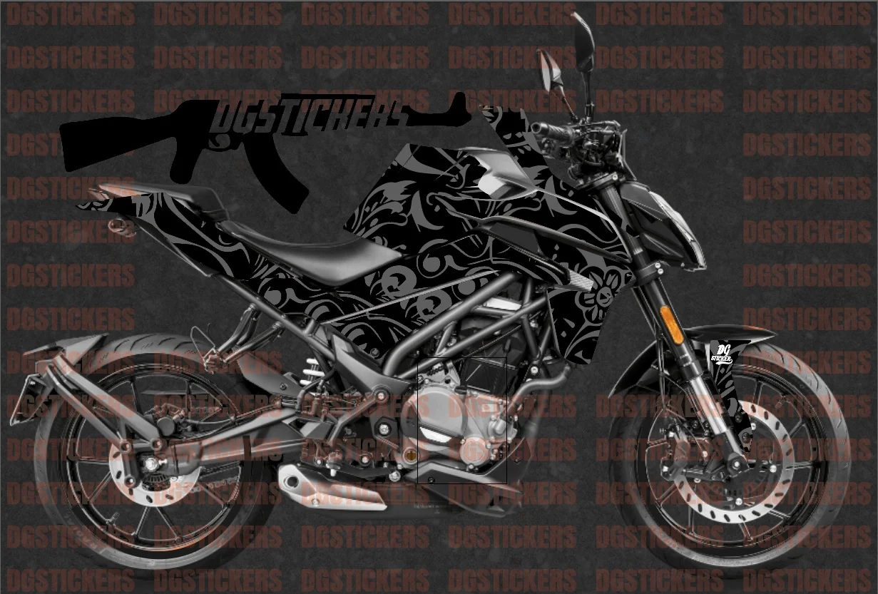 CFMOTO 250NK 2023-2026 Floral Design kaplama seti