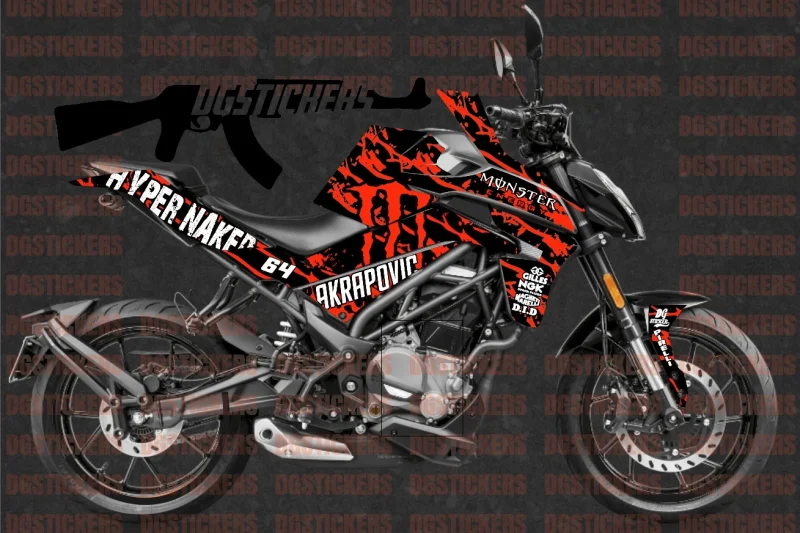 CFMOTO 250NK 2023-2026 Monster Kırmızı kaplama seti