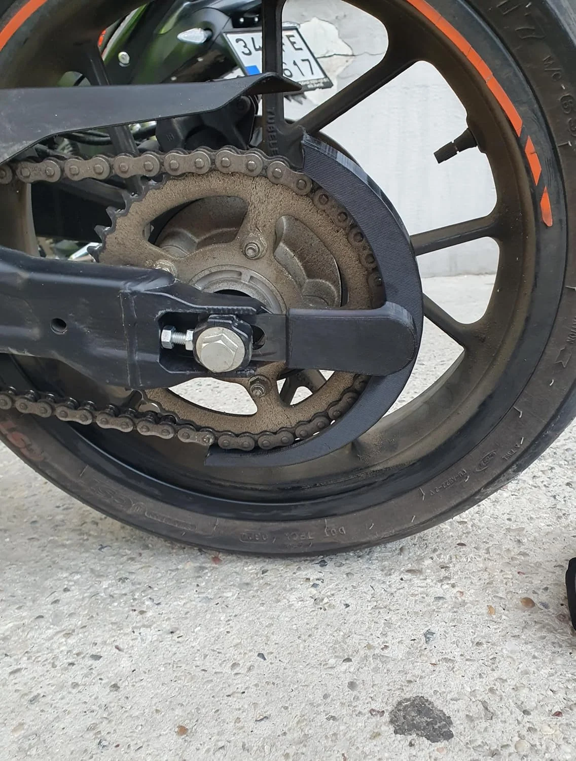 CFMOTO 250SR 250NK Zincir Muhafaza kaplama seti