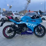 CFMOTO 250SR 2020-2025 CFMOTO Racing Turkuaz-Pembe kaplama seti