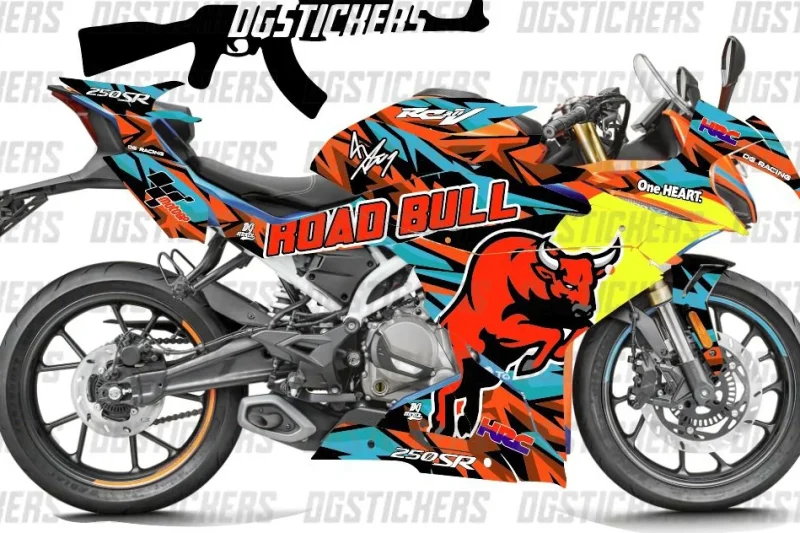 CFMOTO 250SR 2020-2025 Road Bull Siyah kaplama seti