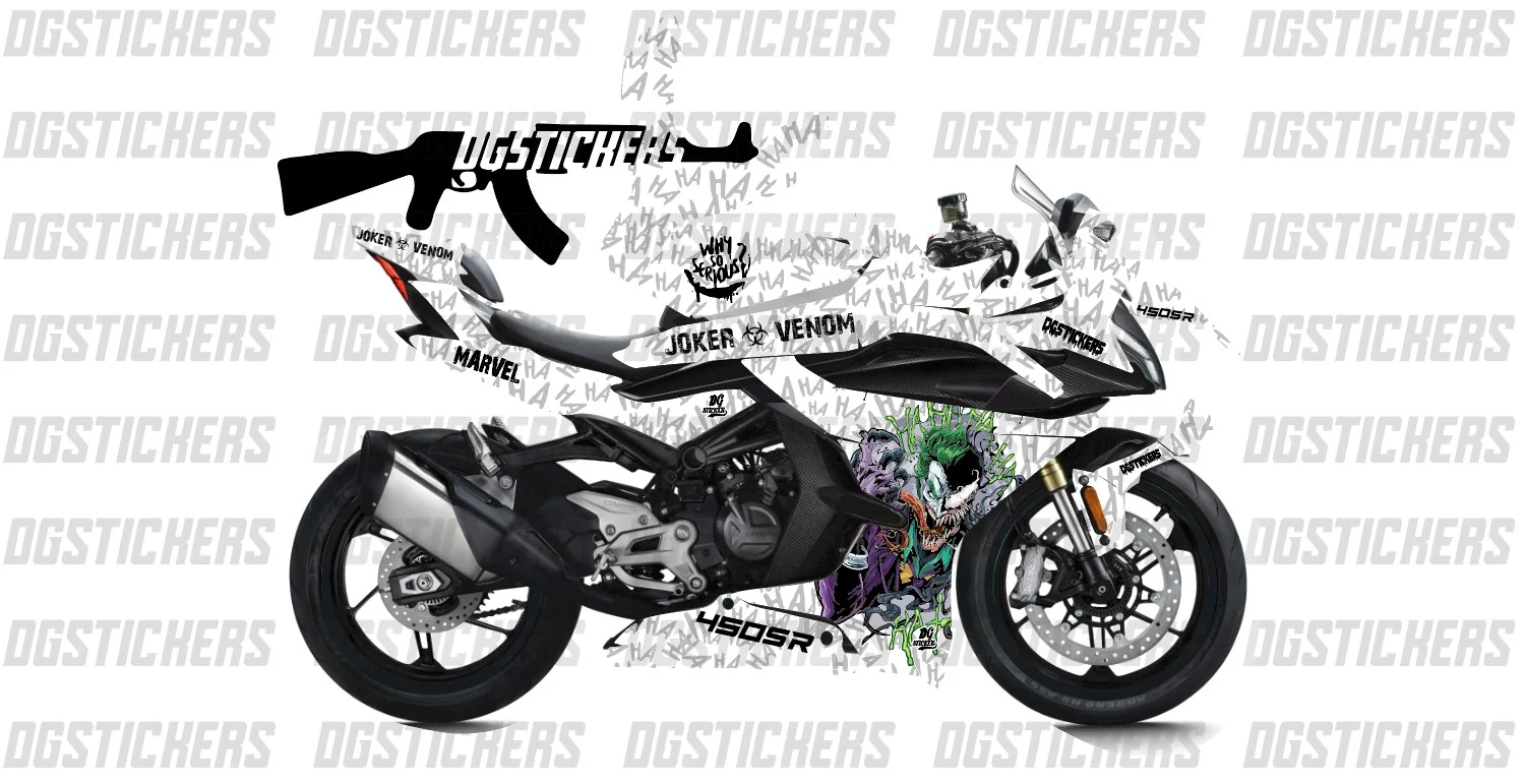 CFMOTO 450SR 2022-2025 Joker Venom kaplama seti