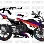 CFMOTO 450SR 2022-2025 M1000RR Beyaz kaplama seti