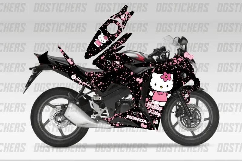 Honda CBR 125R 2011-2017 Hello Kitty kaplama seti