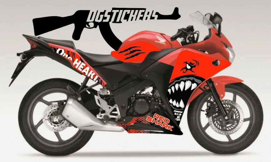 Honda CBR 250 2011-2013 Red Shark kaplama seti
