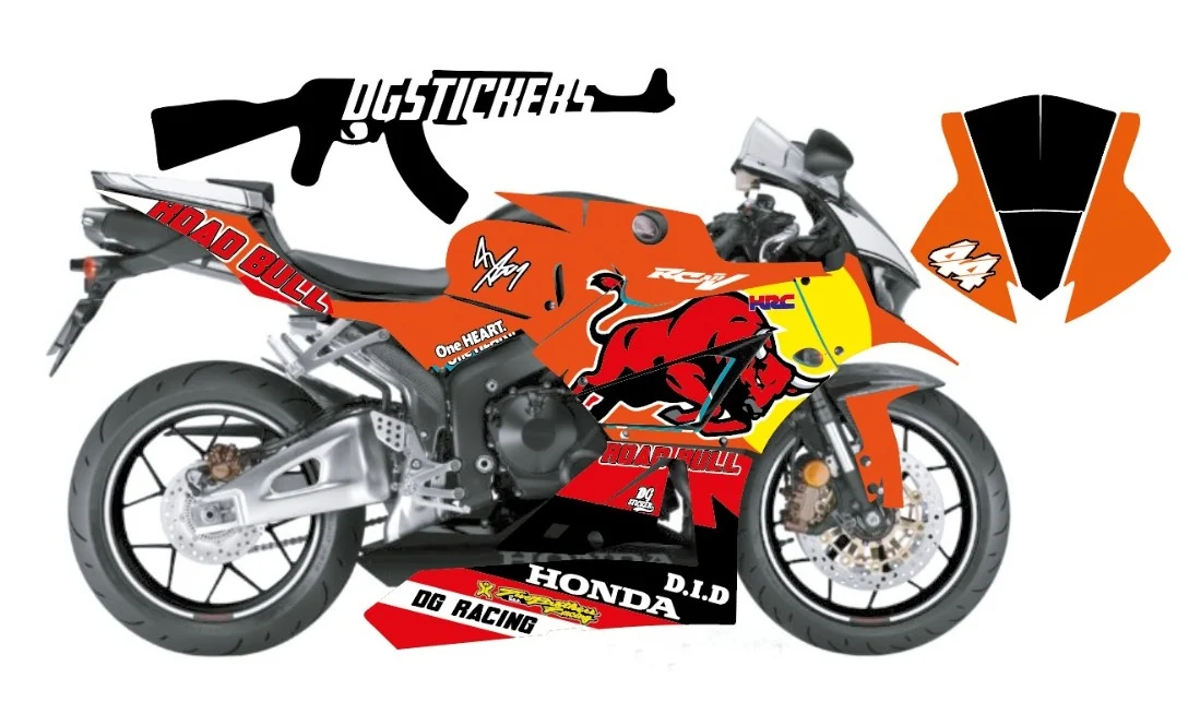 Honda CBR 600RR 2004-2006 RoadBull kaplama seti