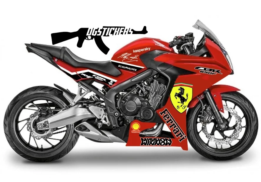 Honda CBR 650F 2014-2018 Ferrari kaplama seti