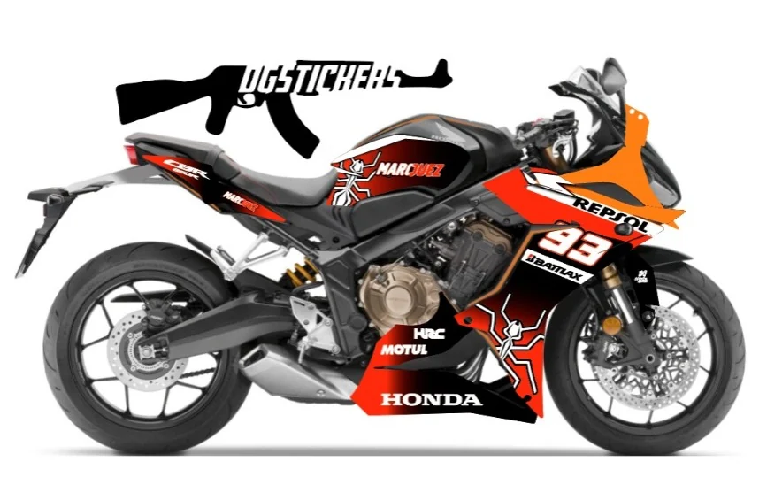 Honda CBR 650R 2019-2025 Repsol kaplama seti