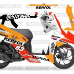 Honda Dio 2021-2026 Repsol kaplama seti