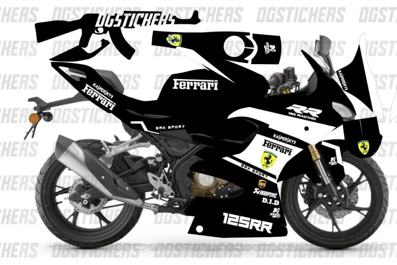 RKS SRK250RS 2023-2026 Ferrari Beyaz kaplama seti