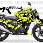 TVS Raider 125 2023-2026 Pikachu kaplama seti
