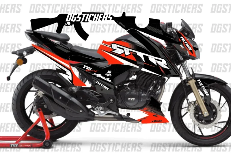 TVS RTR 200 2019-2026 Racing Kırmızı kaplama seti