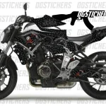 Yamaha MT-07 2014-2017 Black Mamba kaplama seti