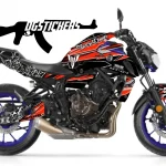 Yamaha MT-07 2018-2020 HyperNaked Kırmızı kaplama seti
