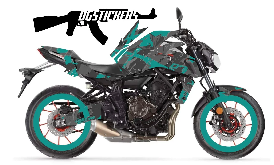 Yamaha MT-07 2018-2020 Strom Blue kaplama seti
