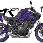 Yamaha MT-07 2021-2024 Hyper Raceblue kaplama seti