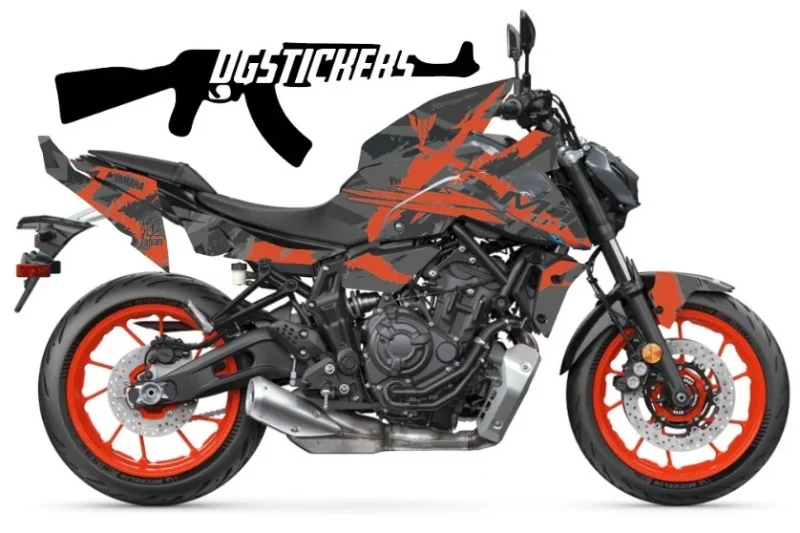 Yamaha MT-07 2021-2024 İce Fluo kaplama seti