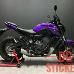 Yamaha MT-07 2021-2024 Polygon Mor kaplama seti