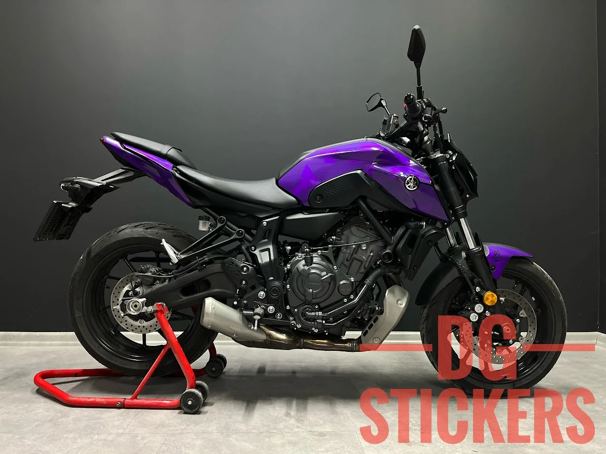 Yamaha MT-07 2021-2024 Polygon Mor kaplama seti