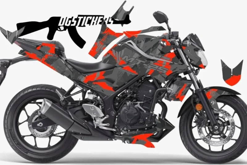 Yamaha MT-25 2015-2019 HyperNaked Kırmızı kaplama seti