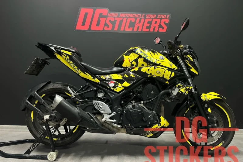 Yamaha MT-25 2015-2019 Pikachu kaplama seti