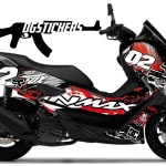 Yamaha N-Max 2015-2020 Fox Design Kırmızı kaplama seti
