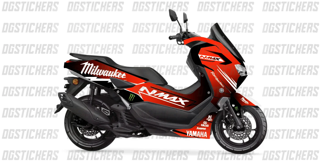 Yamaha N-Max 2021-2024 Milwaukee kaplama seti