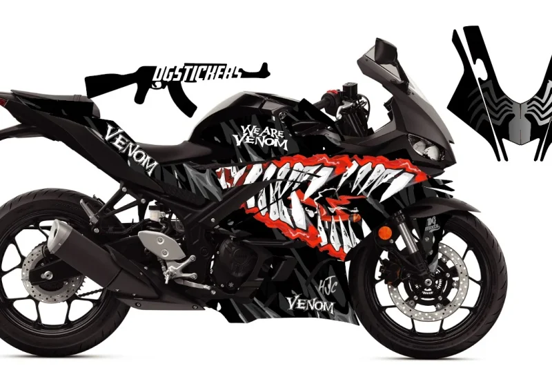 Yamaha R25 2019-2024 HJC Venom kaplama seti