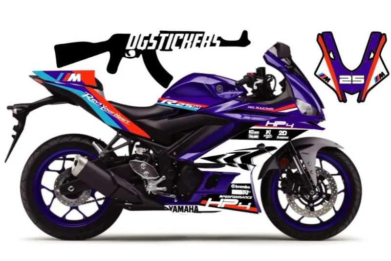 Yamaha R25 2019-2024 HP4 kaplama seti