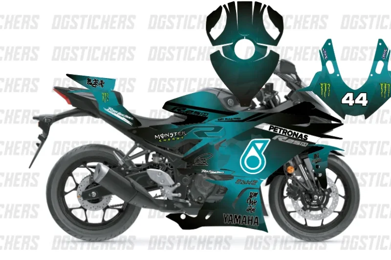 Yamaha R25 2025-2026 Petronas kaplama seti