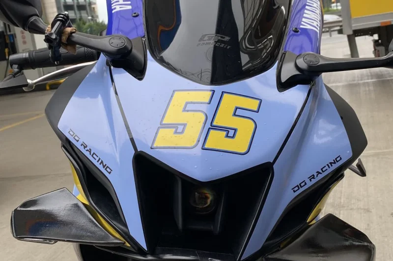Yamaha R7 2022-2024 Yan Kanat Raceblue kaplama seti