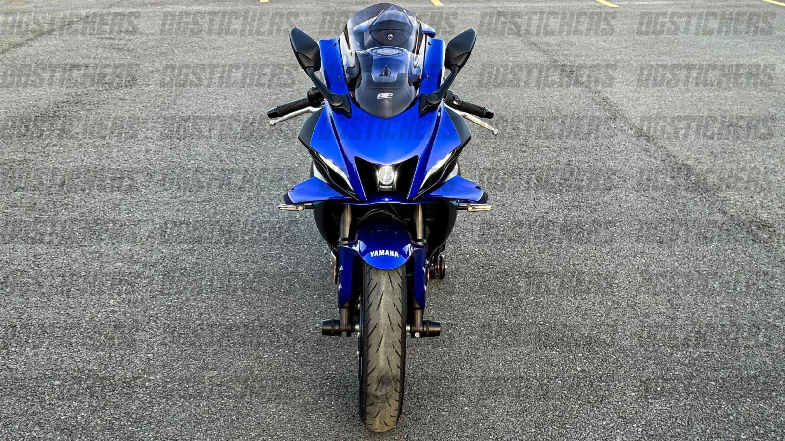 Yamaha R7 2022-2024 Yan Kanat Raceblue kaplama seti detay görseli 2