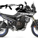 Yamaha Tenere 700 2019-2024 Enduro Racing Lines Gri kaplama seti