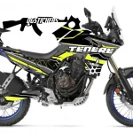 Yamaha Tenere 700 2019-2024 Enduro Racing Yellow Lines kaplama seti