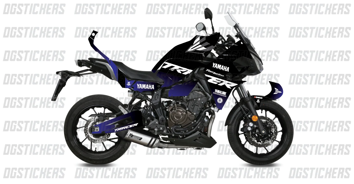 Yamaha Tracer 700 2016-2019 Factory Degrade Raceblue kaplama seti detay görseli 2