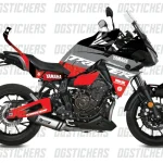Yamaha Tracer 700 2016-2019 Factory Kırmızı-Gri-3 kaplama seti